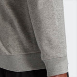 Addias Mens Big Logo Sweatshirt  - Medium Grey Heather/Black