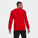 Adidas Men Essentials Big Logo Sweatshirt - Scarlet/White/Red