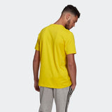 Adidas Mens Big Logo  T-Shirt  - Yellow/ White