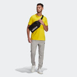 Adidas Mens Big Logo  T-Shirt  - Yellow/ White