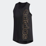 Adidas Women'S Essentials Branded Tank Top - Black/Copper Metallic
