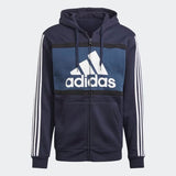Adidas Mens Zip Up Hoodie - Legend Ink