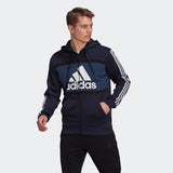 Adidas Mens Zip Up Hoodie - Legend Ink
