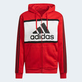 Adidas Mens Zip Up Hoodie - Scarle