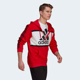Adidas Mens Zip Up Hoodie - Scarle