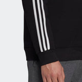Adidas Men 3 Stripes Sweatshirt - Black/White