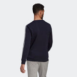 Adidas Men 3 Stripes Sweatshirt - Legend Ink/White