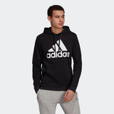 Adidas Man Biglogo Hoodie  - Black/White