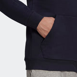 Adidas Mens Fleece Cut 3-Stripes Hoodie - Legend Ink/White