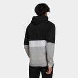 Adidas Mens Fleece Zipper Jacket - Black/White