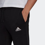 Adidas Men Regular Fit Tapered Cuff Pants - Black
