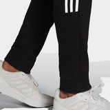 Adidas Mens Cut 3 Stripe Pants - Black/White