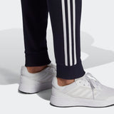 Adidas Mens Tapered Cuff 3-Stripes Track Pants  - Legend Ink/White