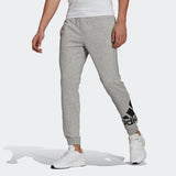 Adidas Mens Big Logo Fleece Pants  - Grey/Black