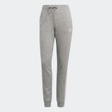Adidas Womens French Terry 3-Stripes Pants - Medium Grey Heather/White