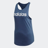 Adidas Womens Essentials Linear Tank Top - Tech Ink/White