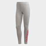 Adidas Womens Essentials Linear Tight - Medium Grey Heather /Bliss Pink
