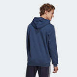 Adidas Mens Essentials Logo Colorblock Hoodie - Crew Navy
