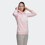 Adidas Womens Big Logo Hoodie - Pink/White