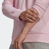 Adidas Womens Big Logo Hoodie - Pink/White
