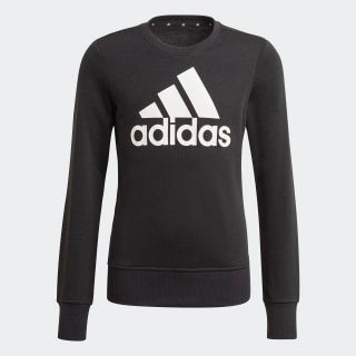 Adidas Girls Big Logo Sweatshirt - Black/White