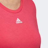 Adidas Womens Essentials Tape Tee - Power Pink