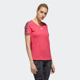 Adidas Womens Essentials Tape Tee - Power Pink
