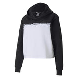 Puma Womens Amplified Cropped Hoodie  - Black
