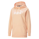 Puma Womens Essential Elongated Logo Hoodie  - Apricot Blush