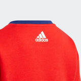 Adidas Boys Fleece Crewneck  - Vivid Red
