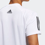 Adidas Mens Freelift 3-Bar T-Shirt - White