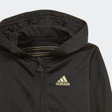 Adidas Infants Shiny Performance Jogger Set - Black/Gold