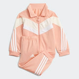 Adidas Infants Shiny Performance Jogger Set - Amblus/Wonwhi/White