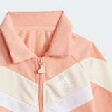 Adidas Infants Shiny Performance Jogger Set - Amblus/Wonwhi/White