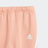 Adidas Infants Shiny Performance Jogger Set - Amblus/Wonwhi/White