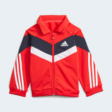 Adidas Infants Shiny Performance Jogger Set  - Vividred/Legendink/White