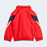 Adidas Infants Shiny Performance Jogger Set  - Vividred/Legendink/White
