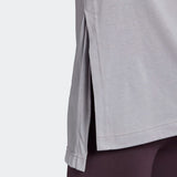 Adidas Womens Glam On Aeroready Tee - Glory Grey