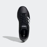 Adidas Womens Grand Court Base Casual Shoes - Core Black/Cloud White