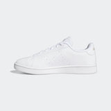 Adidas Womens Grand Court Base Casual Shoes - Cloud White/Platinum Metallic