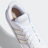 Adidas Womens Grand Court Base Casual Shoes - Cloud White/Platinum Metallic