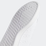 Adidas Womens Grand Court Base Casual Shoes - Cloud White/Platinum Metallic