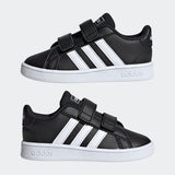 Adidas Baby / Toddler Grand Court  Shoes - Black/White