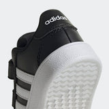Adidas Baby / Toddler Grand Court  Shoes - Black/White