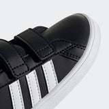 Adidas Baby / Toddler Grand Court  Shoes - Black/White