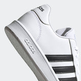 Adidas Kids Unisex Grand Court  casual Shoe - Cloud White/ Core Black