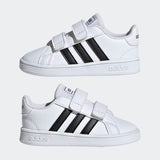 Adidas Baby /Toddler Grand Court  Shoes - White/Black