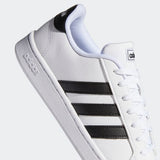 Adidas Womens Grand Court  Casual Shoe - White/Black