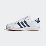 Adidas Mens Grand Court Lifestyle Shoes - Cloud White/Crew Navy/Gum