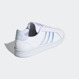 Adidas Womens Grand Court Shoes - Cloud White/Halo Blue